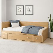 MAXIMUS válenda s úložným prostorem 90 cm, Buk