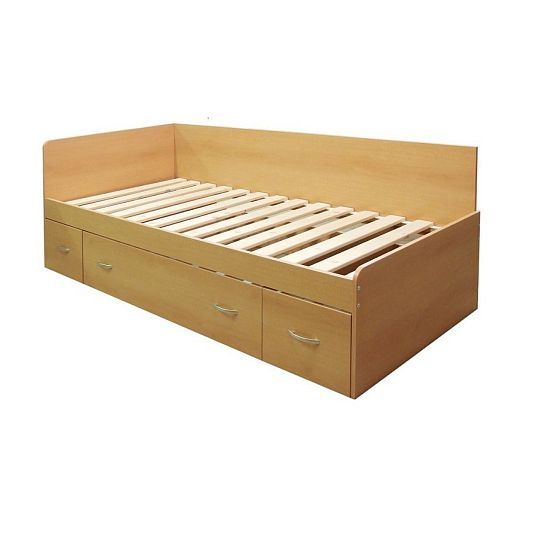 MAXIMUS válenda s úložným prostorem 90 cm, Buk