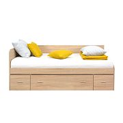 MAXIMUS válenda s úložným prostorem 90 cm, dub sonoma