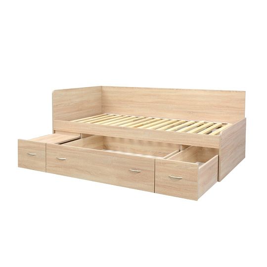 MAXIMUS válenda s úložným prostorem 90 cm, dub sonoma