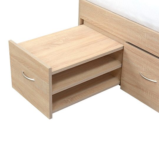 MAXIMUS válenda s úložným prostorem 90 cm, dub sonoma