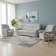 AMARILA sedací souprava s rozkladem 3R+1+1, šedá PW11