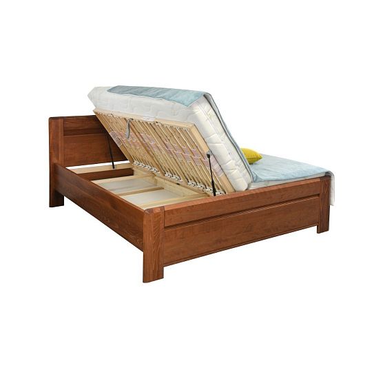 ESTER BV  dřevěná postel 180 cm, višeň