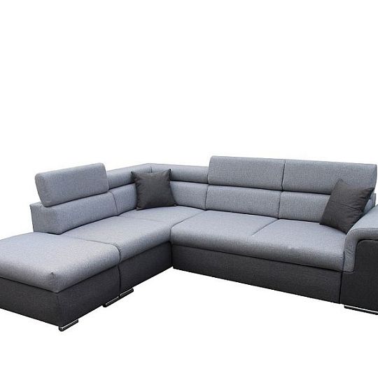 BORGO rohová sedací souprava Lars 99/92 pravá, šedá