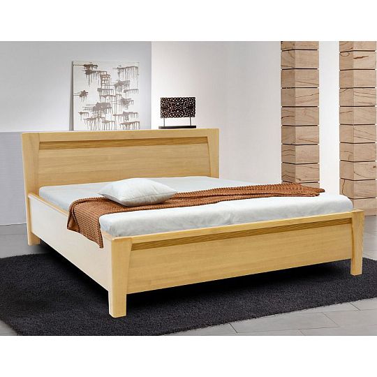 Laterna 2 manželská postel 180 s ÚP a rošty, buk