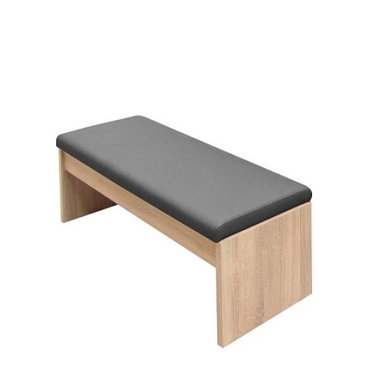 VENEZUELA taburet T120, dub sonoma/šedá