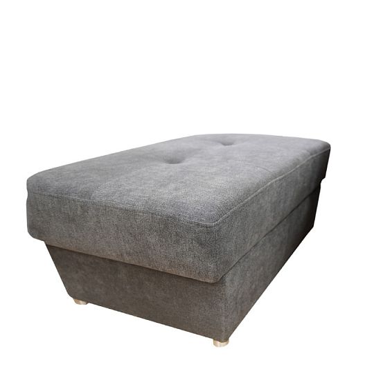 FONDUE II taburet, šedohnědá