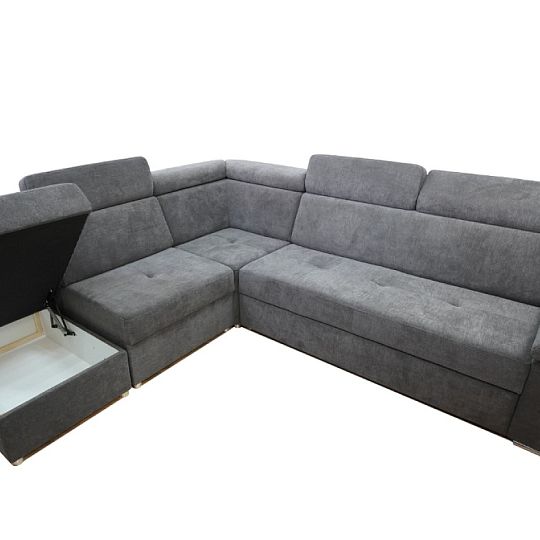 FONDUE II taburet, šedohnědá