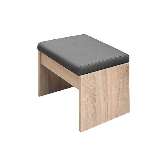 VENEZUELA taburet T60, dub sonoma/grafit