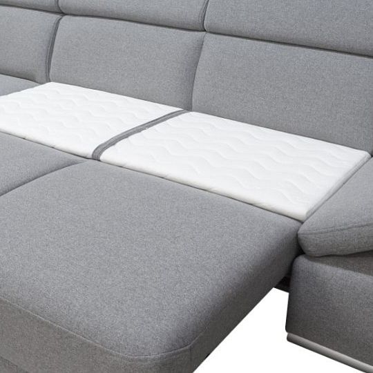 SOLMA KLASIK rohová sedací souprava pravá, šedá EV 16