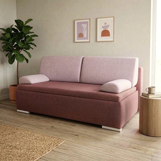 GULIVER LUX pohovka, světle vínová SS25