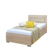 DOMINGO postel 90, rošt + úložný prostor, dub sonoma