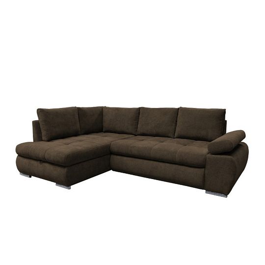 SKYLINE rohová sedací souprava pravá, hnědá Aston 5