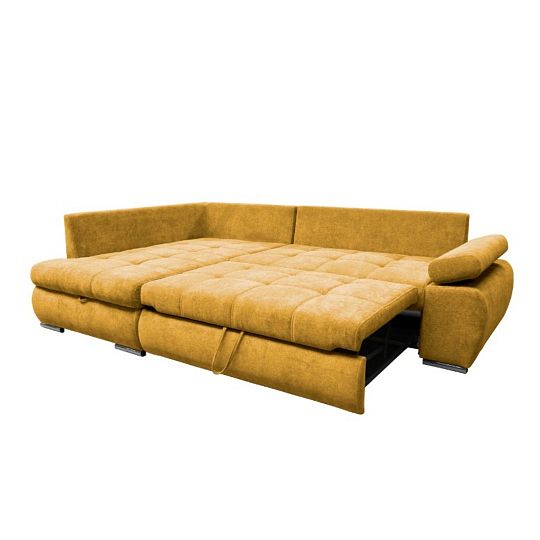 SKYLINE rohová sedací souprava pravá, hořčicová Aston 8