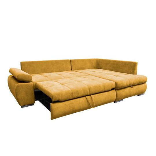SKYLINE rohová sedací souprava levá, hořčicová Aston 8
