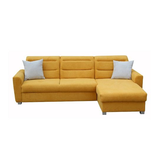 AGATA sedací souprava UNI, hořčicová Brooklyn mustaza