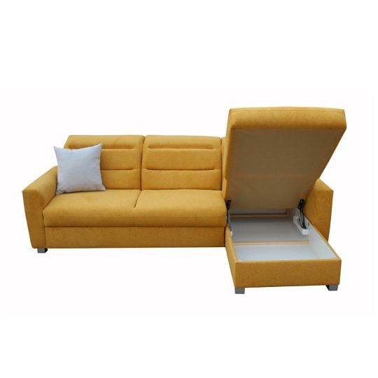 AGATA sedací souprava UNI, hořčicová Brooklyn mustaza