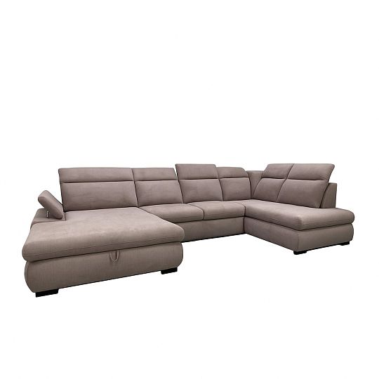 Brescia sedací souprava U levá, Aston 19 starorůžová