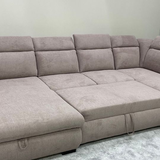 Brescia sedací souprava U levá, Aston 19 starorůžová