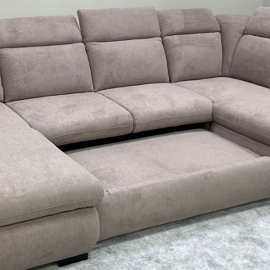 Brescia sedací souprava U levá, Aston 19 starorůžová