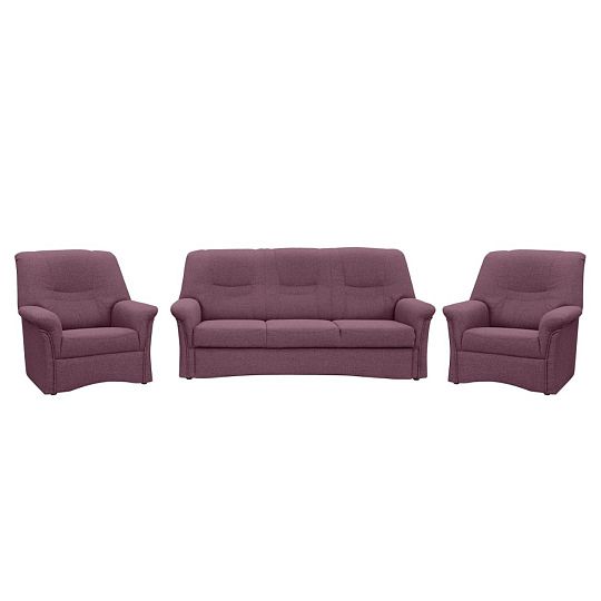 AMARILA sedací souprava s rozkladem 3R+1+1, bordó SS24