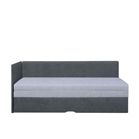 PALMARA rozkládací válenda, UNI, tmavě šedá/světle šedá