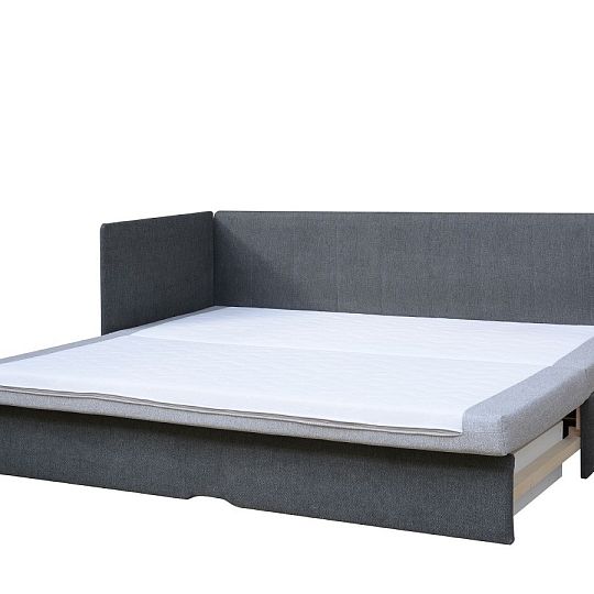 PALMARA rozkládací válenda, UNI, tmavě šedá/světle šedá