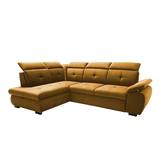 CALDO rohová sedací souprava, pravá, skořicová Kronos 1