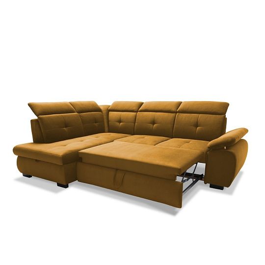 CALDO rohová sedací souprava, pravá, skořicová Kronos 1