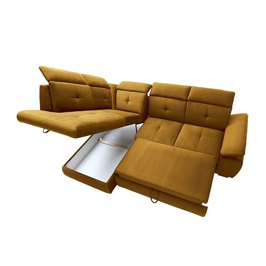 CALDO rohová sedací souprava, pravá, skořicová Kronos 1