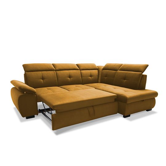 CALDO rohová sedací souprava, levá, skořicová Kronos 1