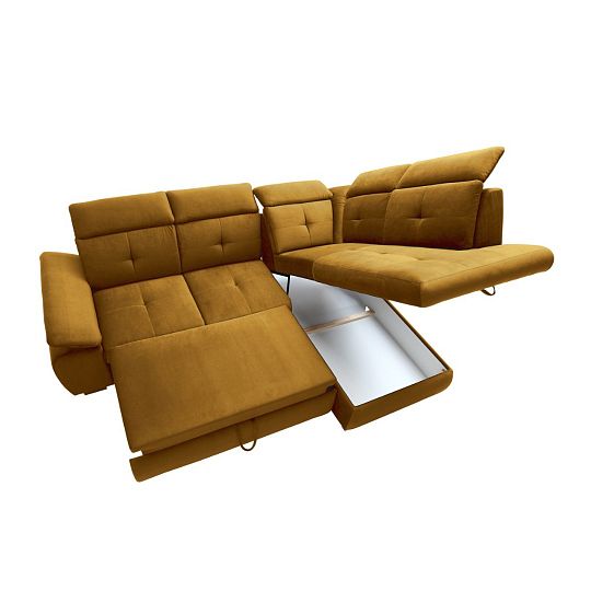 CALDO rohová sedací souprava, levá, skořicová Kronos 1