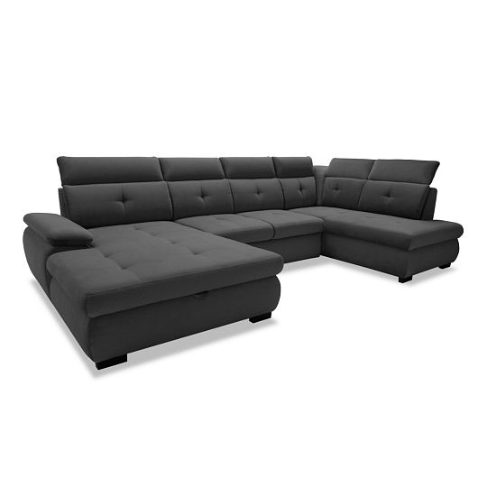 CALDO sedací souprava do U, levá, grafit