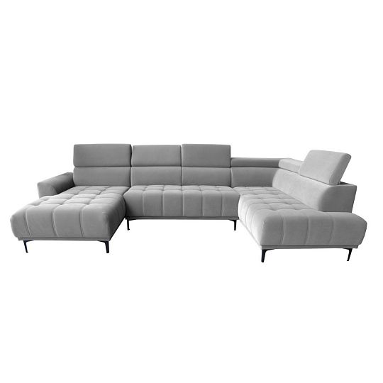 CANON sedací souprava do U, levá, světle šedá Paros 5