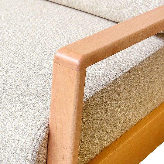 MELÁNIE DE LUX RETRO pohovka, světle béžová