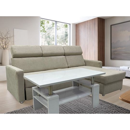 FONDUE NEW MINI sedací souprava, UNI, Alfa 01 světle béžová