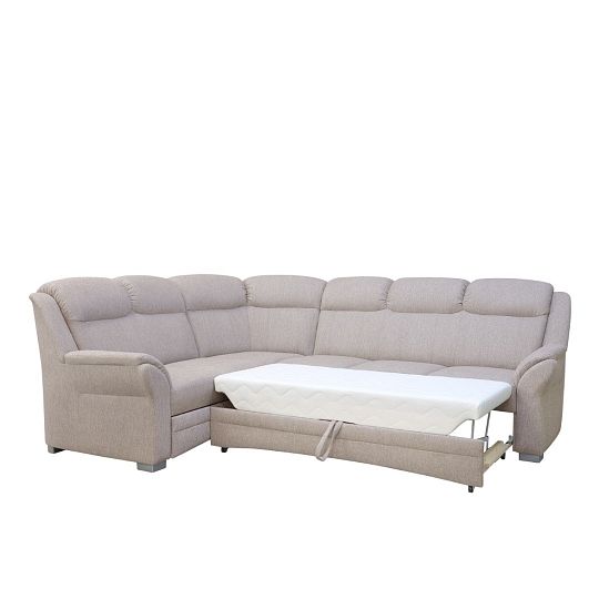 HORTENZIE rohová sedací souprava, pravá, světle hnědá SS01