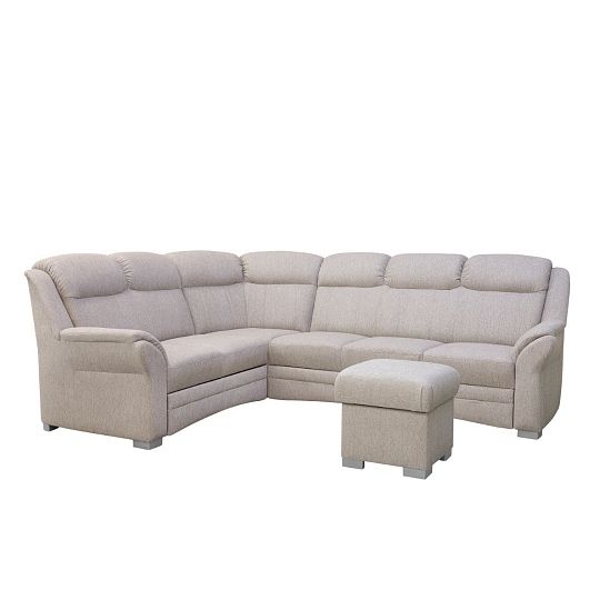 HORTENZIE rohová sedací souprava, pravá, světle hnědá SS01