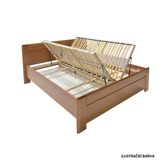 Elizabet 2 dřevěná postel 180 cm, buk