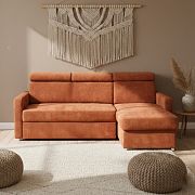 FONDUE NEW MINI sedací souprava, UNI, skořicová Rosario 472