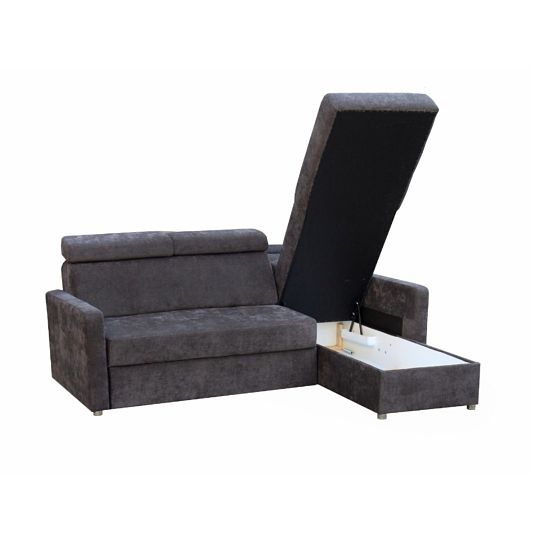 FONDUE NEW MINI sedací souprava, UNI, tmavě šedá Rosario 458