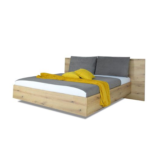 MONTREAL postel 180 + rošt, dub pobřežný/šedá