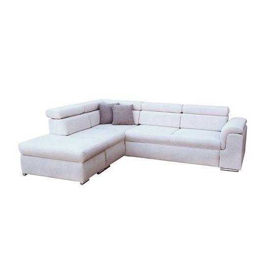 BORGO rohová sedací souprava pravá, světle šedá Curio 02