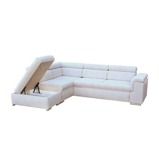 BORGO rohová sedací souprava pravá, světle šedá Curio 02