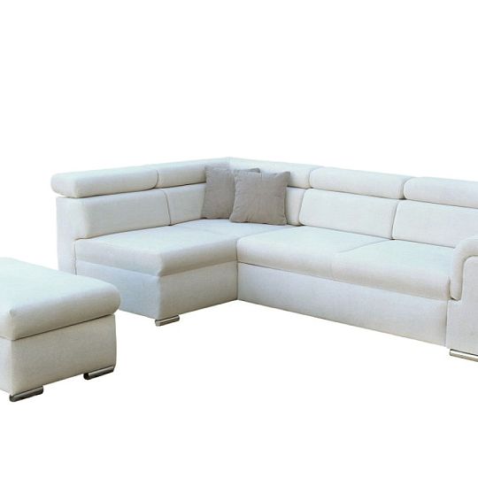 BORGO taburet, světle šedá Curio 02