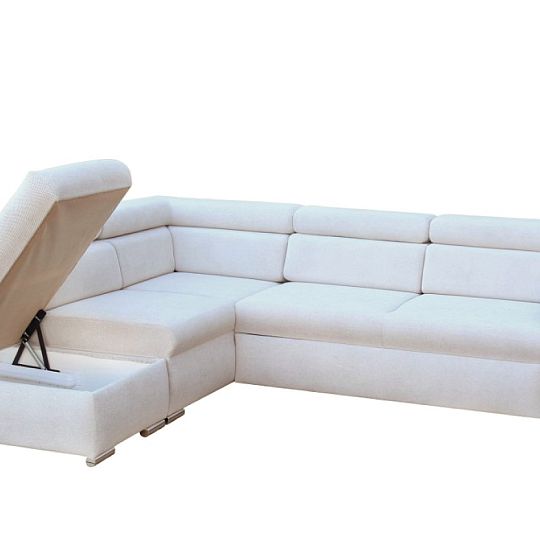 BORGO taburet, světle šedá Curio 02