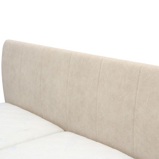 LEONA 2 manželská postel 180 cm, bílá káva