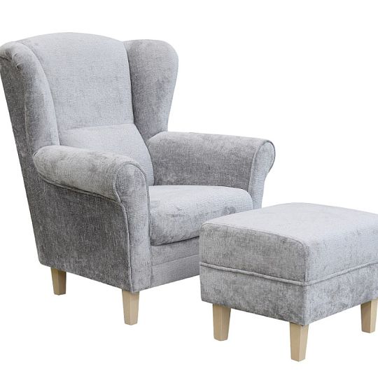 KLIPOS křeslo, šedá PH09