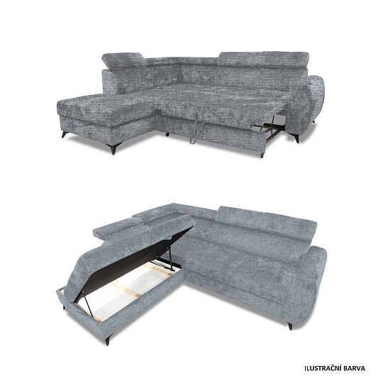 WENGEN I rohová sedací souprava, pravá, olivová Aragon 39