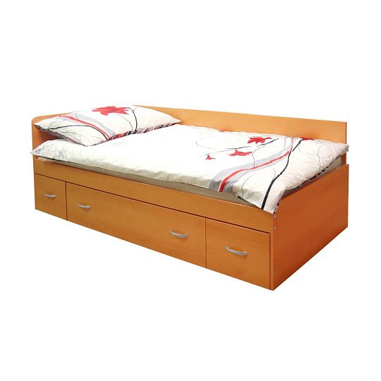 MAXIMUS válenda s úložným prostorem 90 cm, třešeň